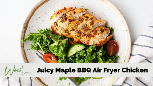 Juicy Maple BBQ Air Fryer Chicken