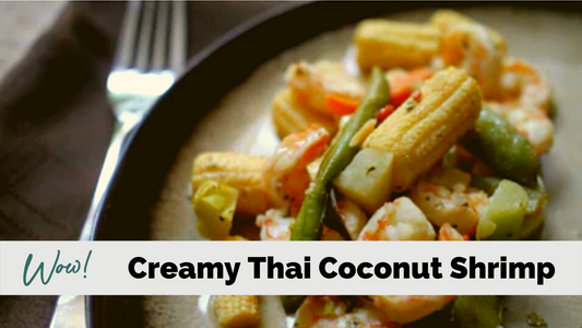 Creamy Thai Coconut Shrimp a 10 Minute Pantry Meal