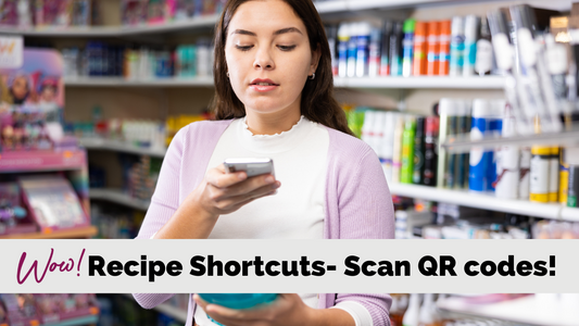 Recipe Shortcut QR codes