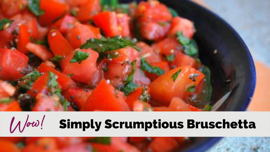 Simply Scrumptious Bruschetta a lean and green recipe