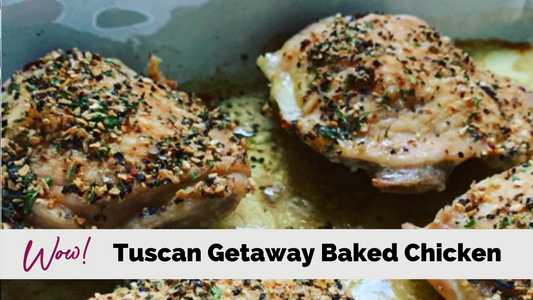 Tuscan Getaway Baked Chicken