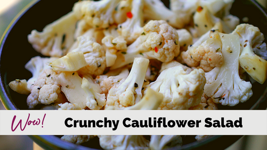 Crunchy Cauliflower Salad a Lean and Green Recipe