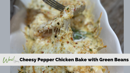 Cheesy Pepper Chicken Bake