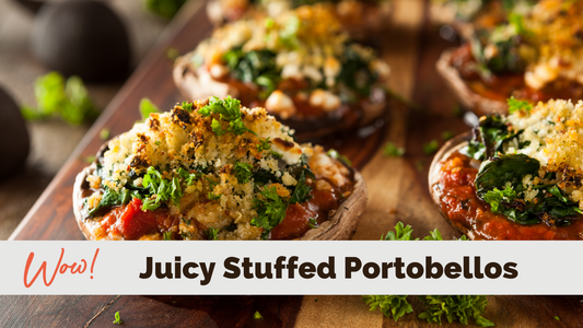 Juicy Stuffed Portobellos – A Lean and Green Recipe