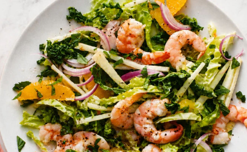 Spring Shrimp Salad with Orange & Crunchy Jicama