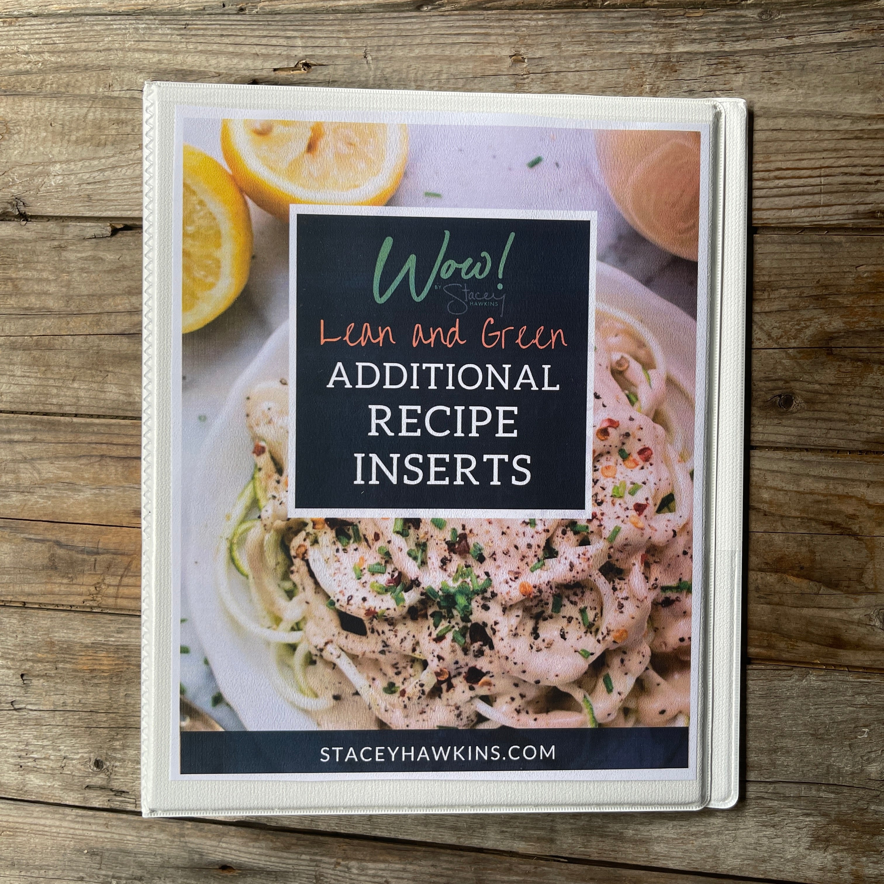 Empty Binder for Recipe Inserts Stacey Hawkins