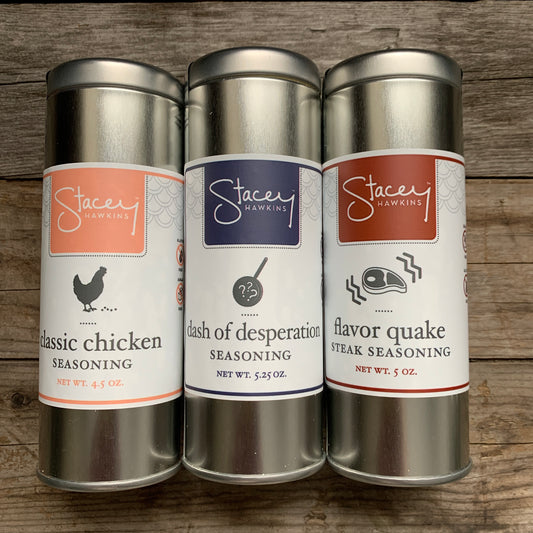 Best of Dinner Bundle: Classic Chicken, Dash of Desperation, Flavor Quake Steak