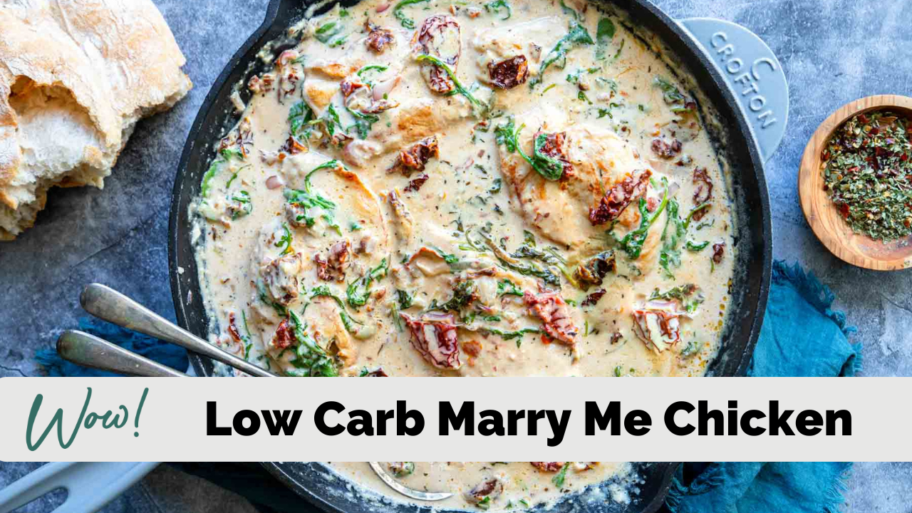 Low Carb Marry Me Chicken – Stacey Hawkins