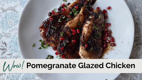 Pomegranate Glazed Chicken
