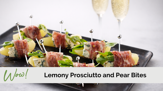 Prosciutto and Pear Bites