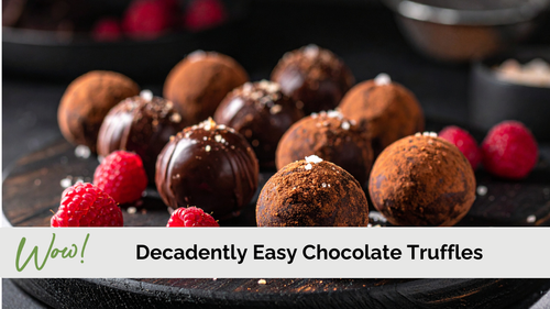 Decadently Easy Chocolate Truffles