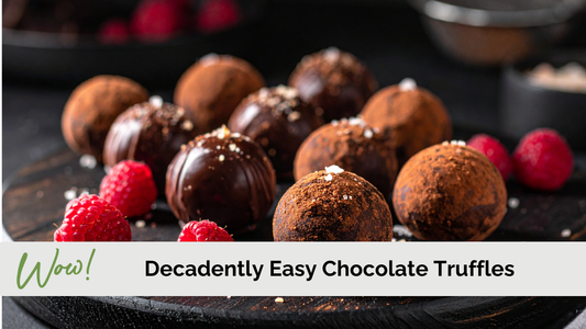 Decadent Chocolate Truffles (SO Easy!)
