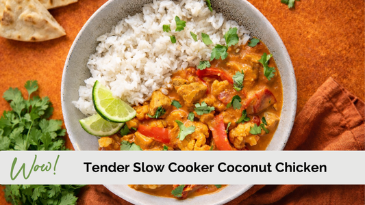 Tender, Slow Cooker Coconut Chicken