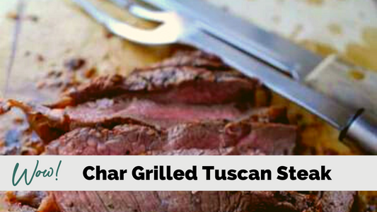 Char Grilled Tuscan Steak (lean and green recipe)