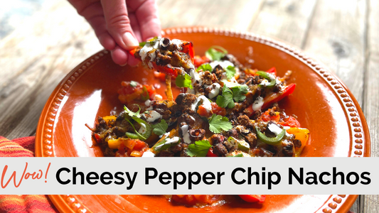 Cheesy Pepper Chip Low-Carb Nachos