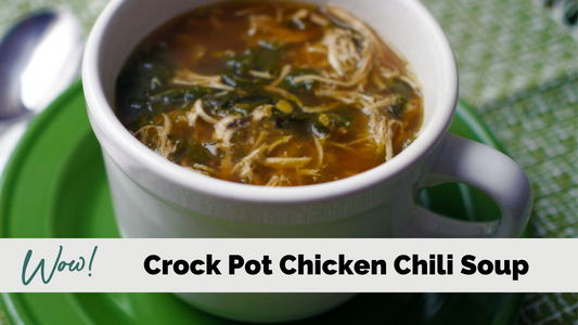 Crock Pot White Chili Chicken Soup (Lean and Green Recipe)