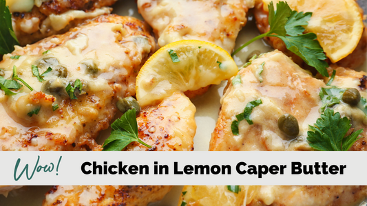 Chicken with Lemon Caper Butter Sauce (Instant Pot Lean and Green Recipe)