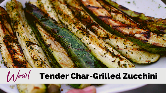 Tender Char Grilled Zucchini- a Lean and Green Recipe