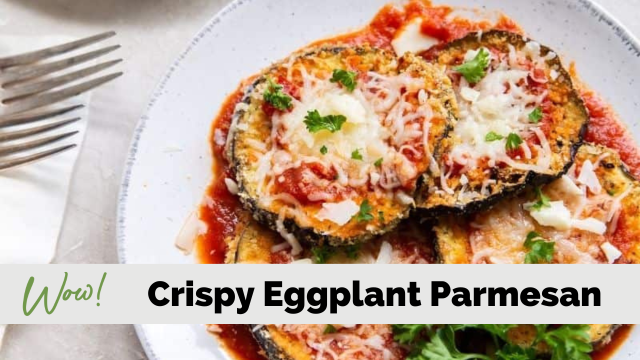Crispy Eggplant Parmesan Stacey Hawkins