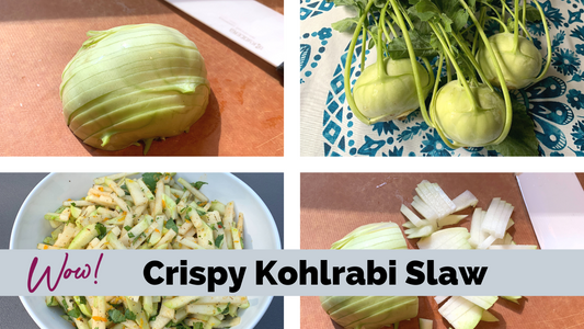Crispy Kohlrabi Slaw