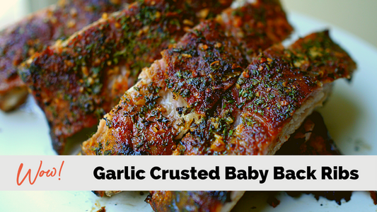 Garlic Crusted Baby Back Ribs