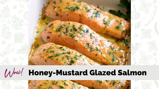 Honey Mustard Glazed Salmon
