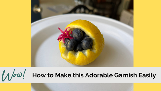How to Make a Lemon Basket Spring Garnish