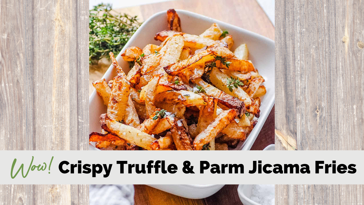 Crispy Air Fryer Jicama Fries Stacey Hawkins