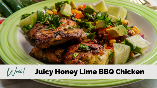 Juicy Honey Lime BBQ Chicken
