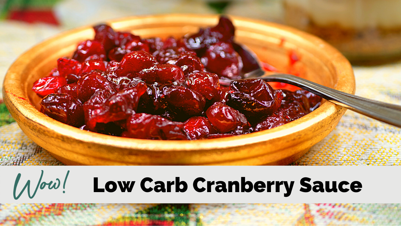 Low Carb Cranberry Sauce Stacey Hawkins