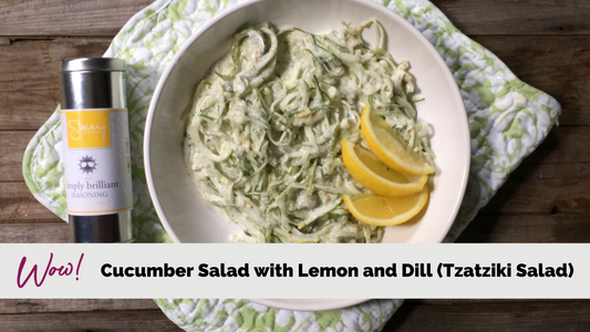Cucumber Salad with Lemon and Dill (Tzatziki Salad)
