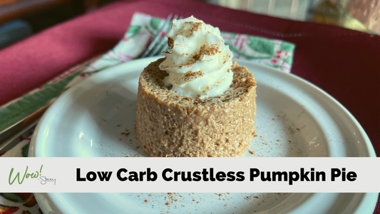 Low Carb Crustless Pumpkin Pie