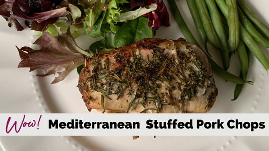 Mediterranean Stuffed Pork Chops