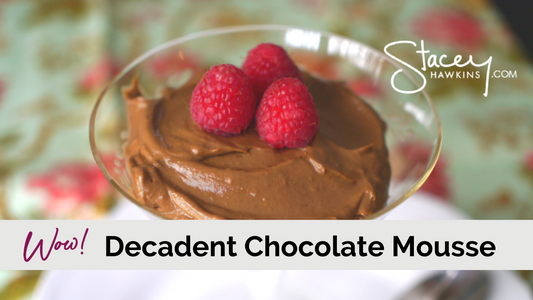 DECADENTLY DARK CHOCOLATE MOUSSE- A SURPRISING LEAN AND GREEN RECIPE