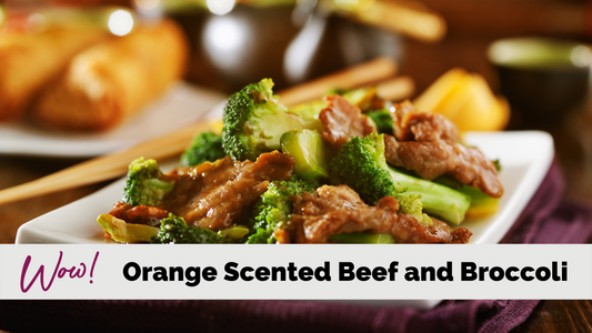 Orange Scented Beef and Broccoli