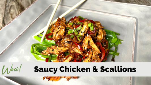 Saucy Chicken and Scallions