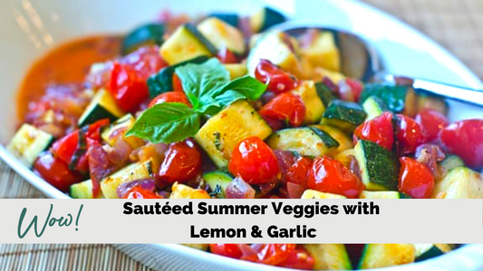 Sautéed Summer Vegetables with Lemon and Garlic (Lean and Green Recipe)