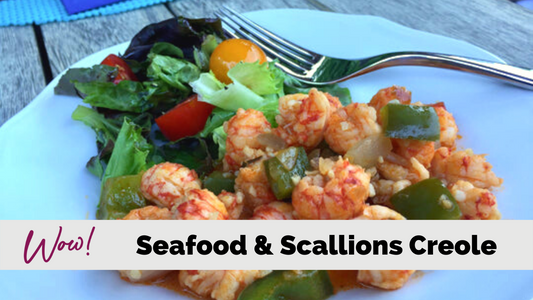Seafood & Scallions Creole a Lean and Green Recipe