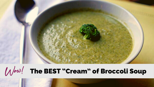 The BEST “Cream” of Broccoli Soup (a lean and green recipe!)