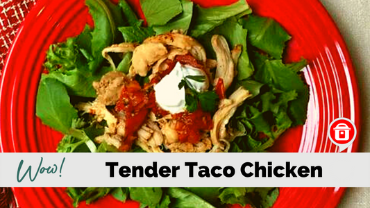 Tender Taco Chicken- a Lean and Green Instapot Recipe