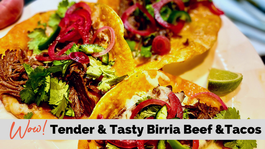 Tender and Tasty Birria Beef or Birria Tacos