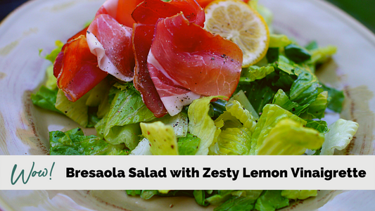 Bresaola Salad with Zesty Lemon Vinaigrette a Lean and Green Recipe