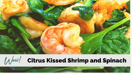 Citrus Kissed Shrimp and Spinach – a lean and green recipe
