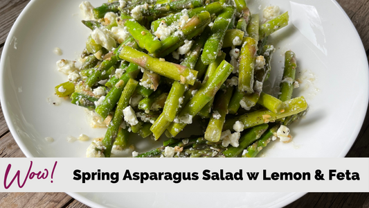 Spring Asparagus Salad with Lemon & Feta