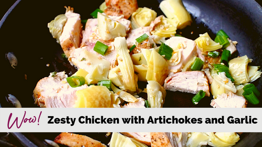 Zesty Chicken with Artichokes and Garlic a Lean and Green Recipe