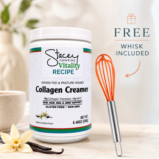 Vitality Recipe™ Grass Fed & Pasture Raised Collagen Creamer – Luxury in a Spoon