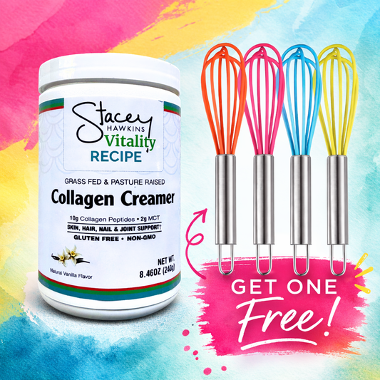 Vitality Recipe™ Grass Fed & Pasture Raised Collagen Creamer – Luxury in a Spoon