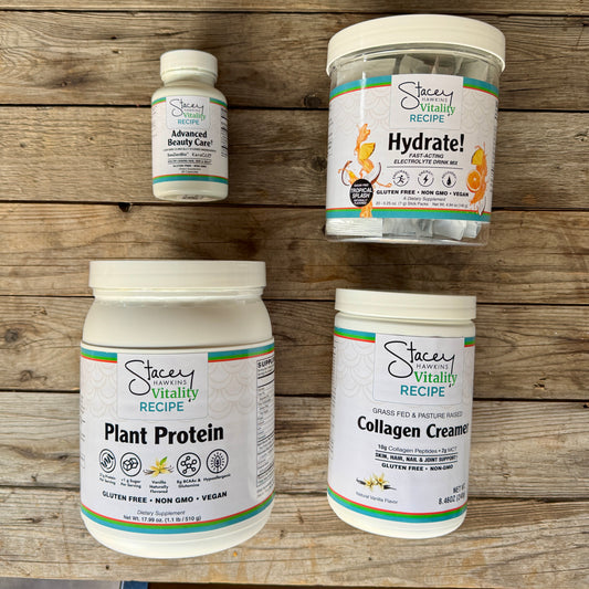 Vitality Plus- Protein Shake, Advanced Beauty Care PLUS Hydration & Collagen Creamer Bundle