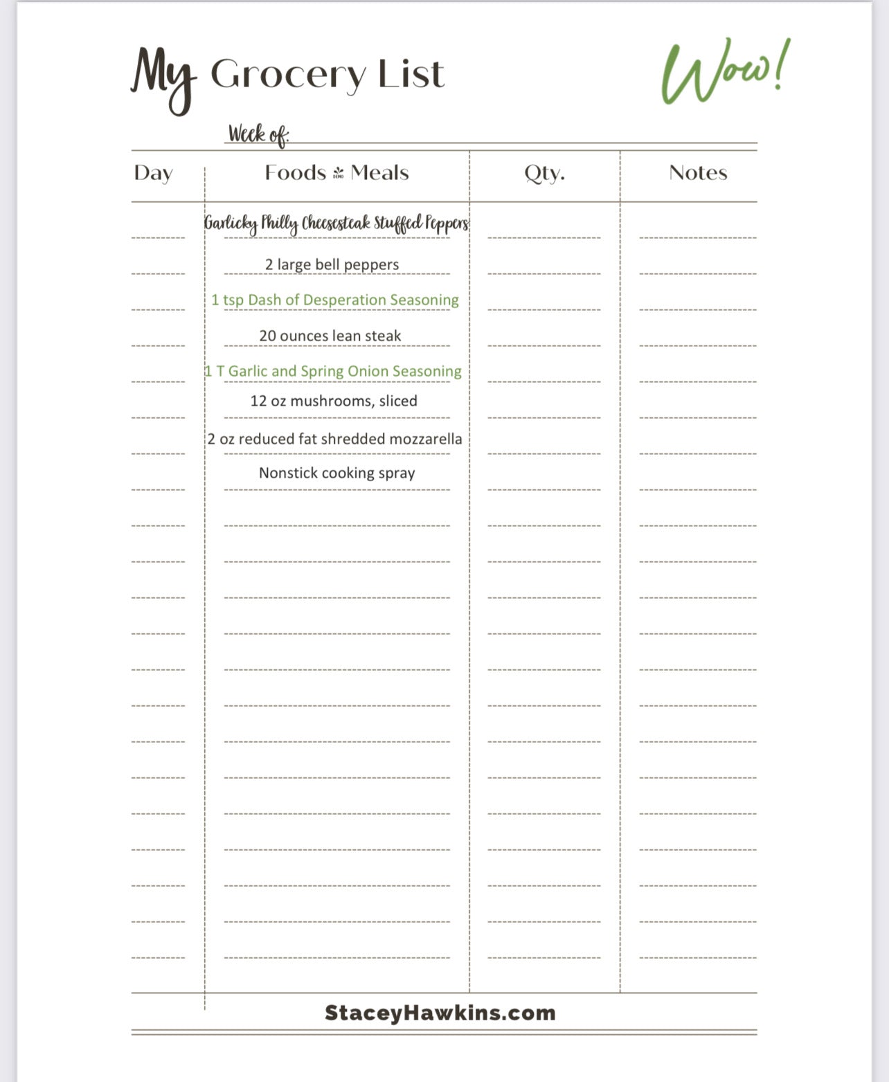 Lean and Green Meals in Minutes